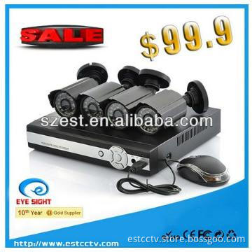 Network H.264 DVR 4CH, Support Over 20 Languages